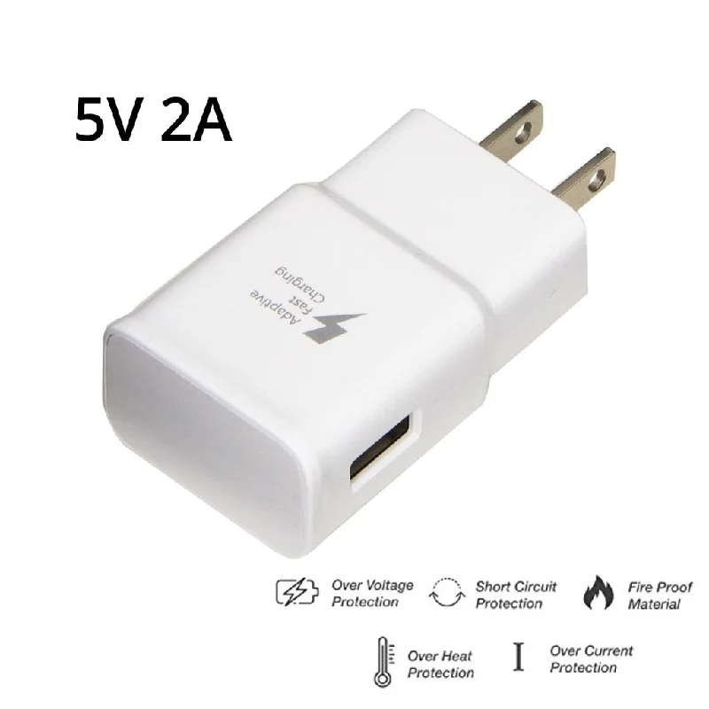 Samsung QC3.0 Fast Charger Rapid Turbo 5V 2A USB Wall Adapter