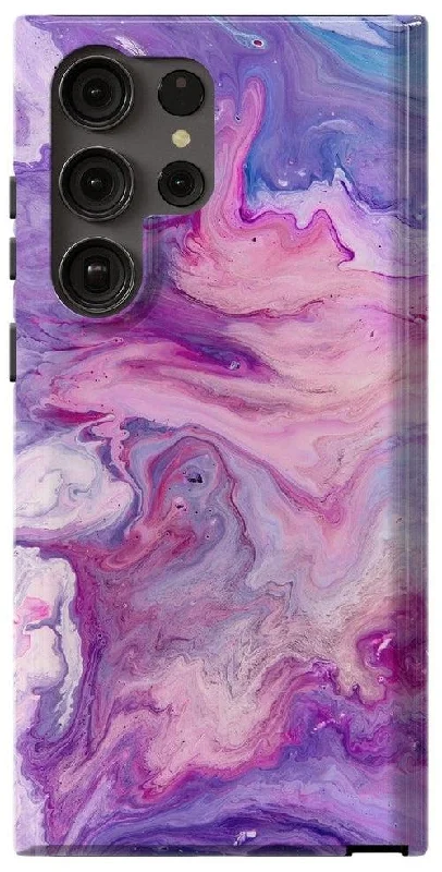 Tie Dying Over You | Purple Marble Samsung Case