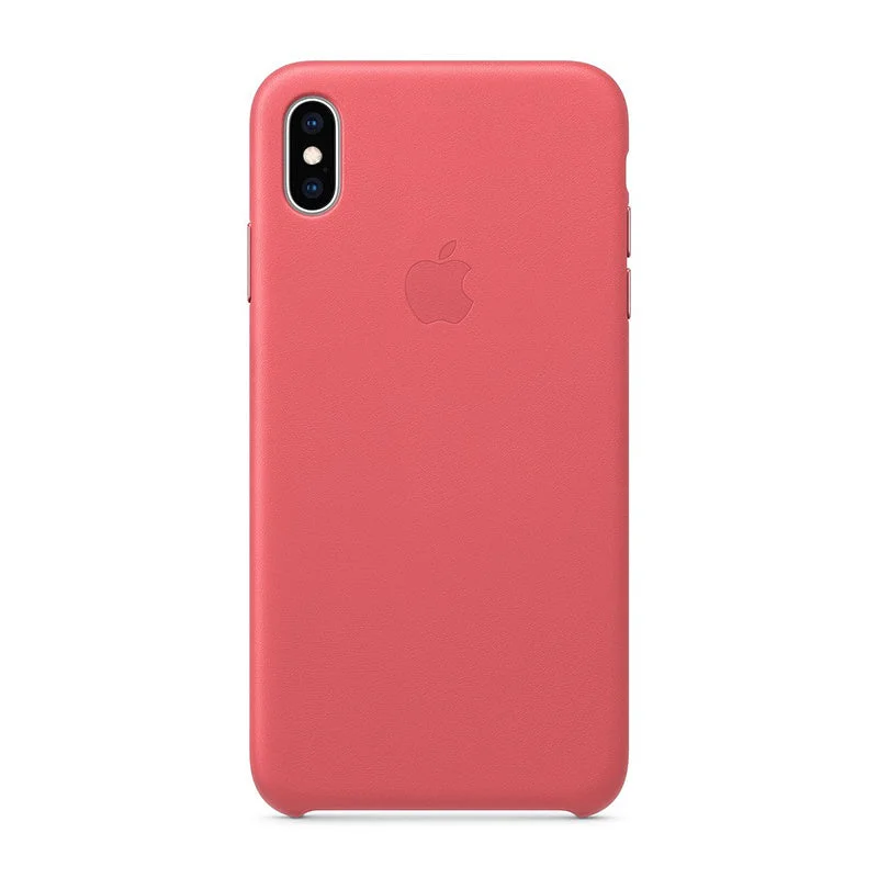 Apple Leather Case for iPhone X/Xs - Pink