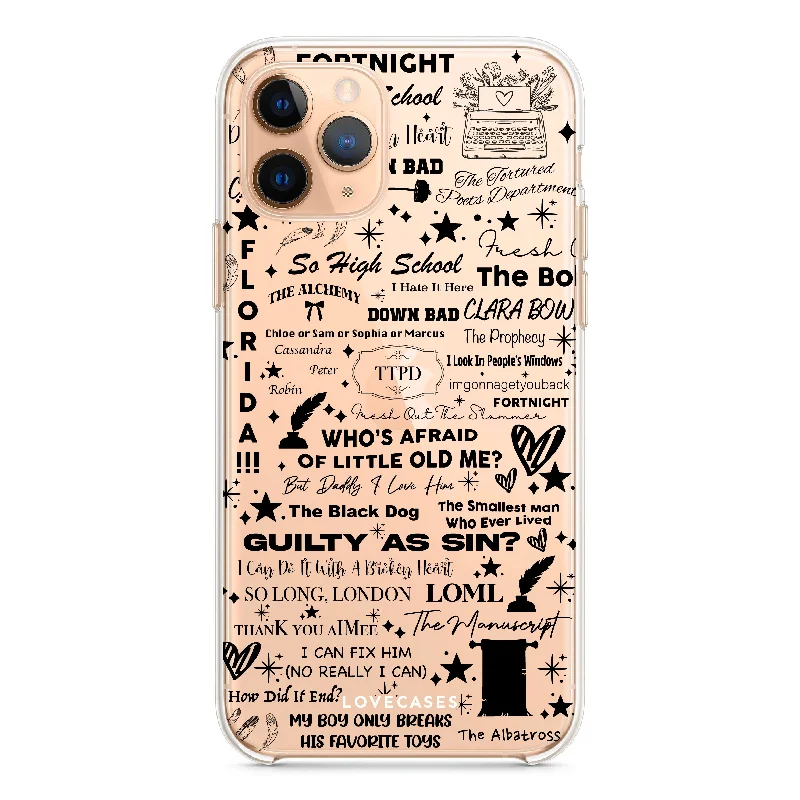 Black TTPD Phone Case