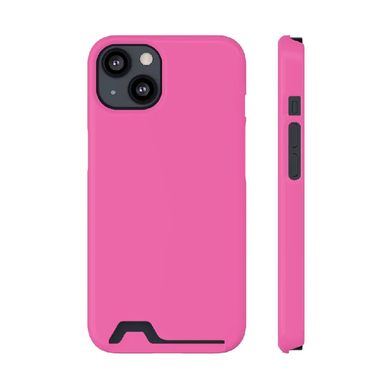 Hot Pink iPhone Case (Card)