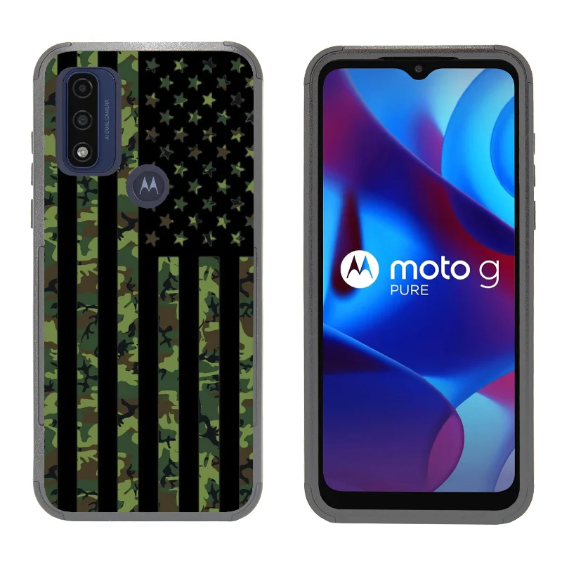 Shockproof Case for Motorola Moto G Pure/G Power (2022)/G Play 2023 Hybrid