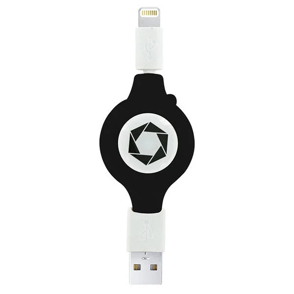 Retractable Lightning USB Cable by Celltronix
